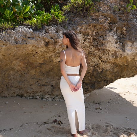 【Kylie】cotton long skirt