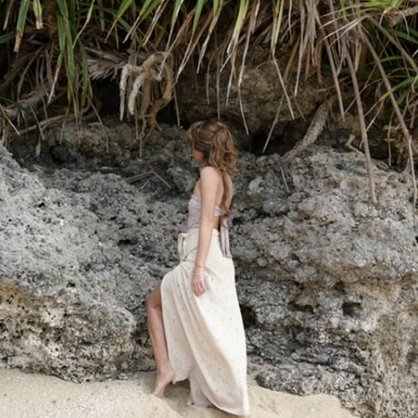 【Fog】Cotton  knit wrap skirt