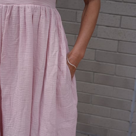 【Liam】Cotton bubble Pad in  relax dress