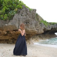 【Sol】Linen Pad in cami dress