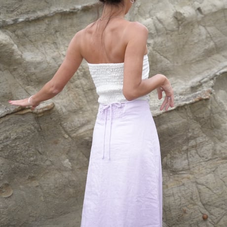 【Rolla】Linen flare skirt