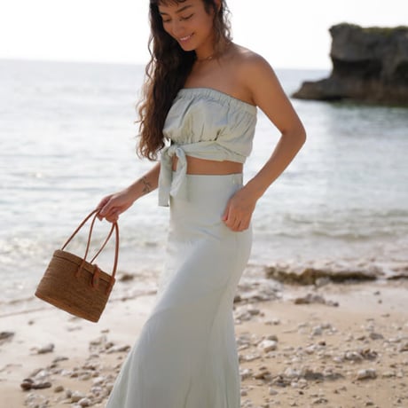 【Soil】rayon mermaid skirt