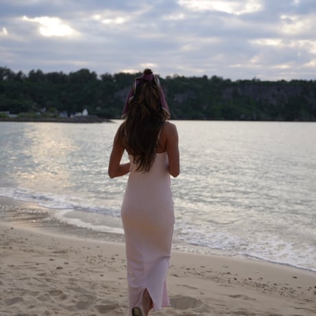 【Kylie】Pad in long dress