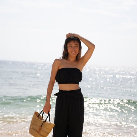 【Theo】Linen wide pants