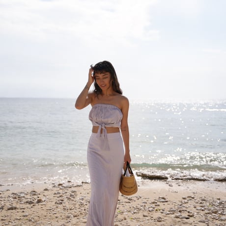 【Soil】rayon mermaid skirt