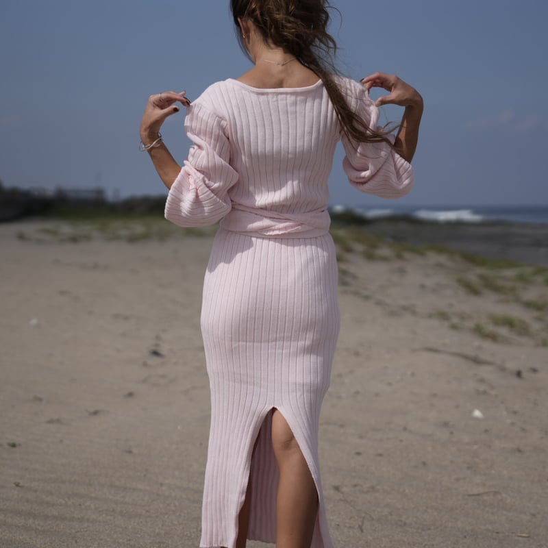 Lyla】Cotton Rib knit skirt | Salty×SEA Swim