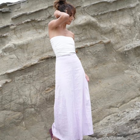 【Rolla】Linen flare skirt