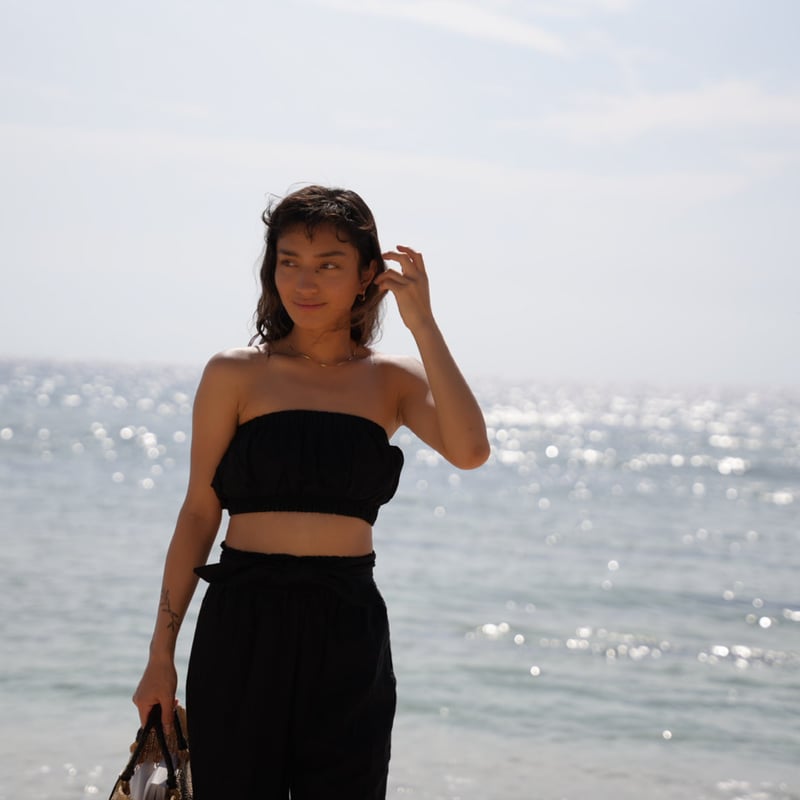 rib tube tops melt the lady チューブトップ melt the lady rib tube tops チューブトップ