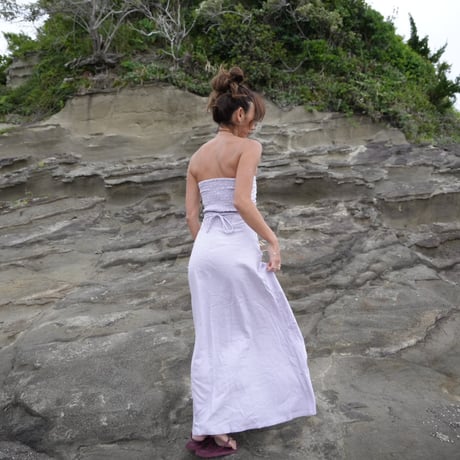 【Rolla】Linen flare skirt  Long