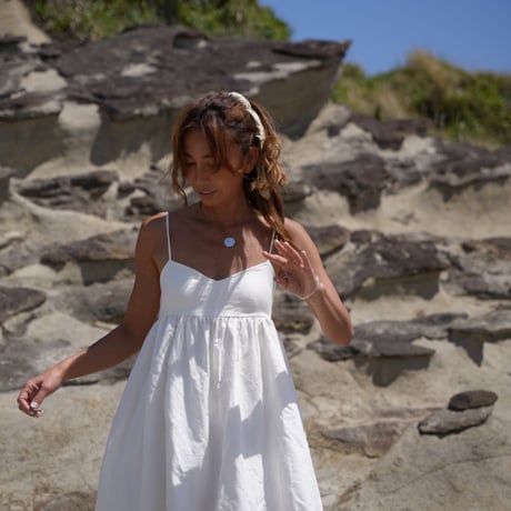 【Sol】Linen Pad in mini dress