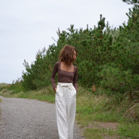 【Myla】RIB Pad in long tops