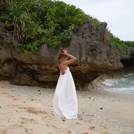 【Sol】Linen Pad in cami dress