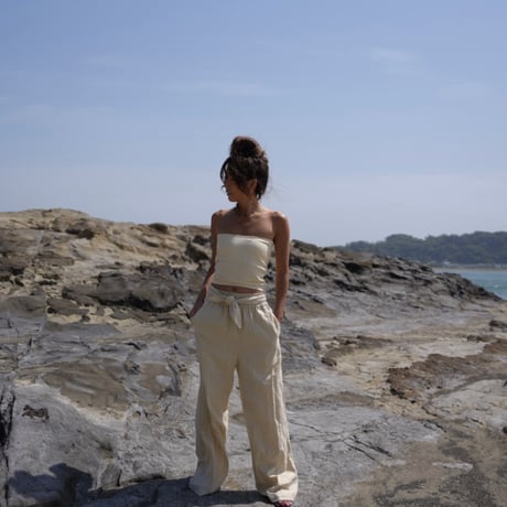 【Theo】Linen pad in Bare top