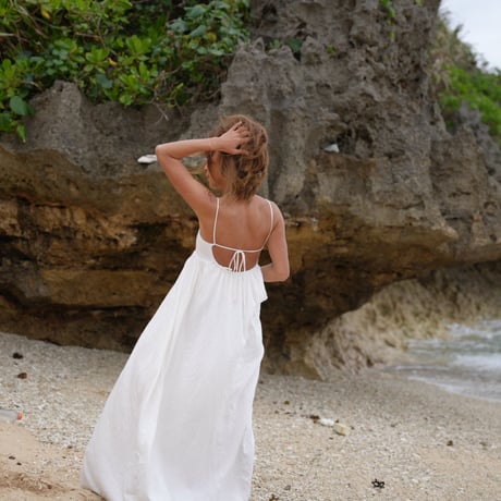 【Sol】Linen Pad in cami dress