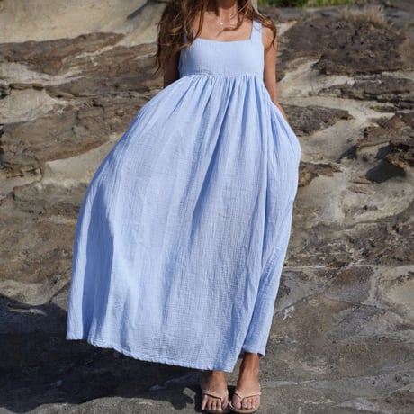 【Liam】Cotton bubble Pad in  relax dress