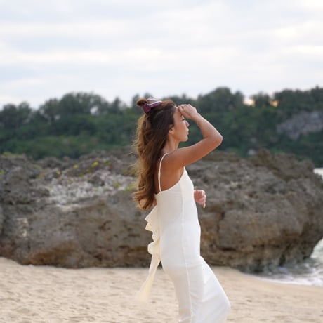 【Kylie】Pad in long dress