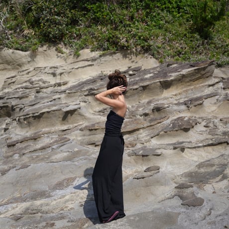 【Soil】rayon high-waist pants