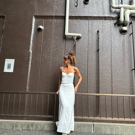 【Rolla】Linen flare skirt