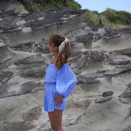 【Pua】Reyon Crinkle  short pants