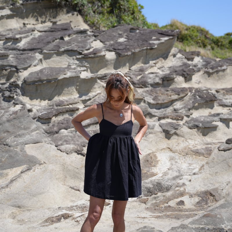 Sol】Linen Pad in mini dress | Salty×SEA Swim