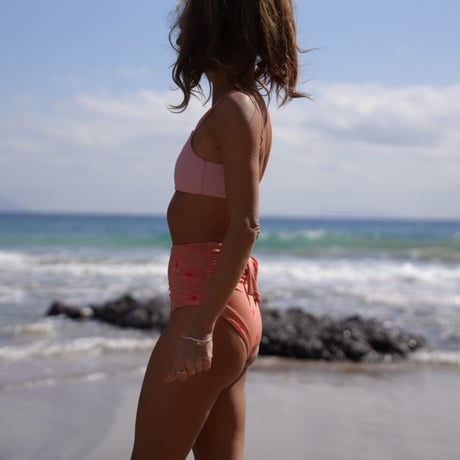 《Honey》  Top ECO リブ【Peach】