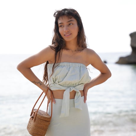 【Soil】rayon bare top