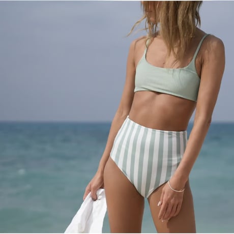 《Honey》Top   ECO リブ【Sage】