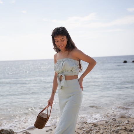 【Soil】rayon bare top