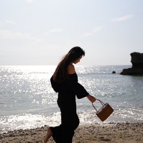 【Soil】rayon high-waist pants