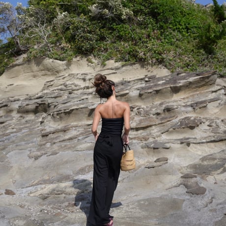 【Soil】rayon high-waist pants