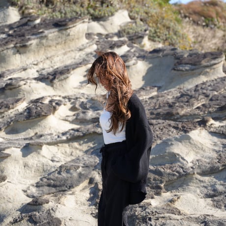 【Liz】Volume Cotton  knit  cardigan