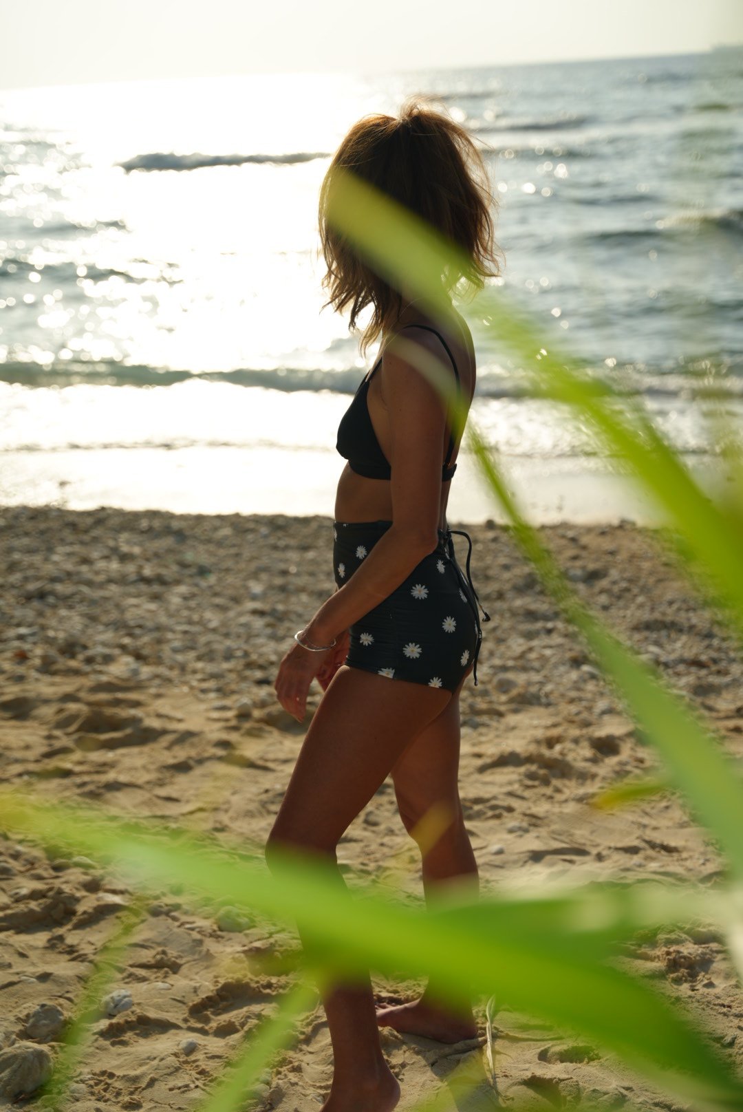 Iris》high-waist pants 【Daisy】 | Salty×SEA Swim