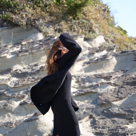 【Liz】Volume Cotton  knit  cardigan