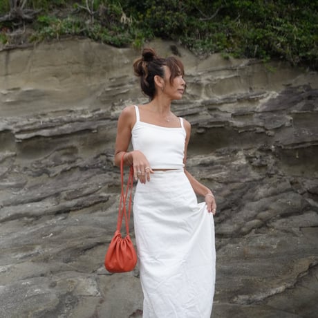【Rolla】Linen flare skirt  Long