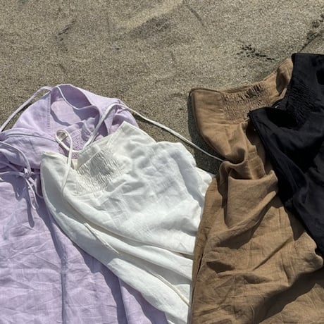 【Rolla】Linen flare skirt