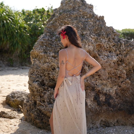 【Fog】Cotton  knit wrap skirt