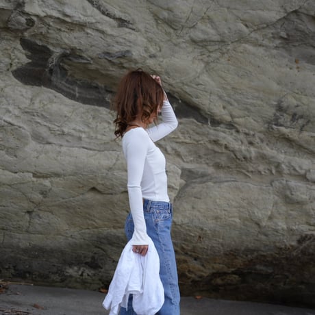 【Myla】RIB Pad in long tops