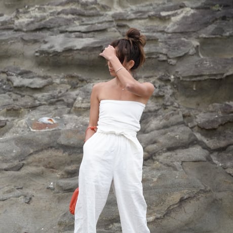 【Theo】Linen pad in Bare top