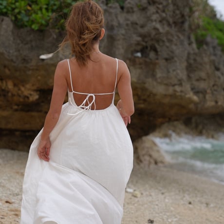 【Sol】Linen Pad in cami dress