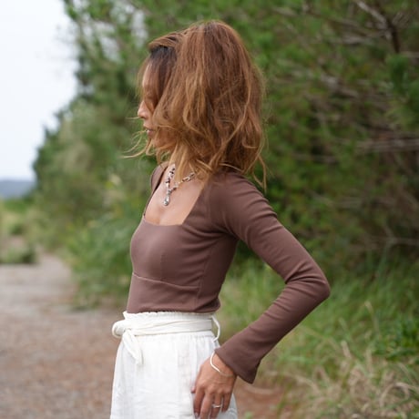 【Myla】RIB Pad in long tops