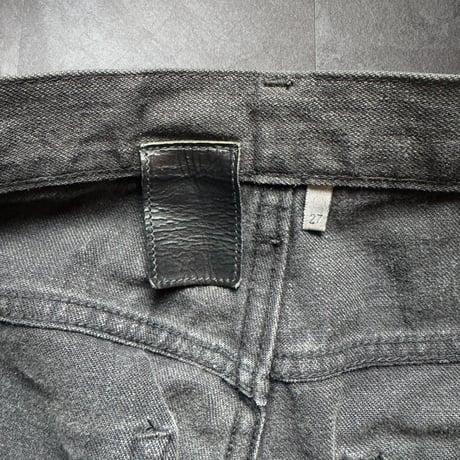 2007aw dior homme  luster coating denim pants
