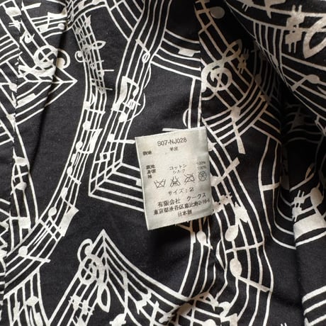 2007ss number(n)ine destroy Napoléon jacket