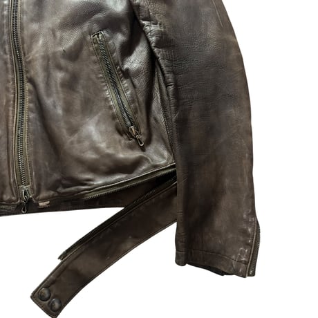 2000s attachment by kazuyuki kumagai leather jacket