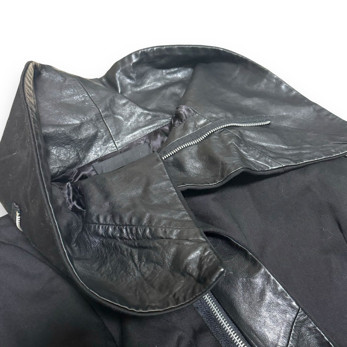 EKAM deformation leather jacket | SiriusSTORE