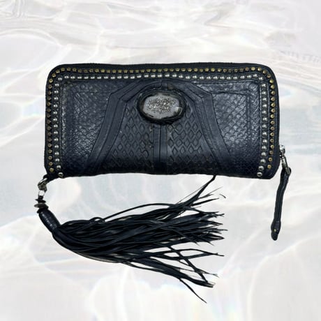 KMRiiケムリ クロコ長財布 KMRii 長財布 KMRii ・ケムリ・WR-CDL-03