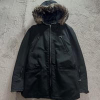 jean paul gaultier homme fur zip long jacket