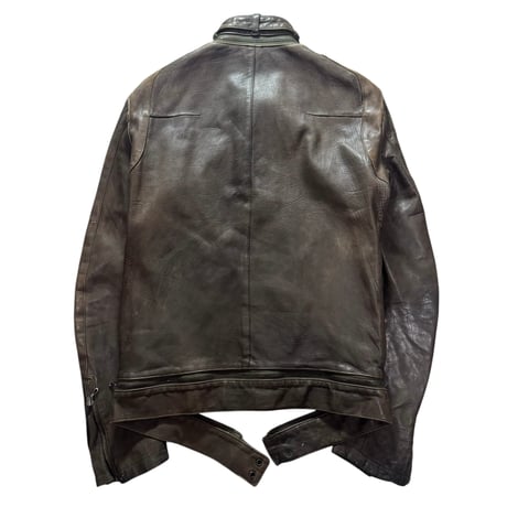 2000s attachment by kazuyuki kumagai leather jacket