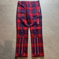 2001aw undercover bontage star zip pants