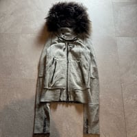 2000s L.G.B. crazy fur long arm hoodie