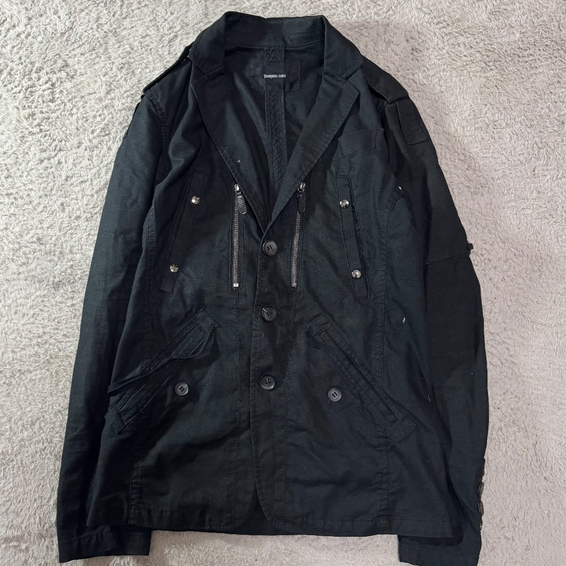2000s yasuyuki ishii zip tailored jacket (sampl